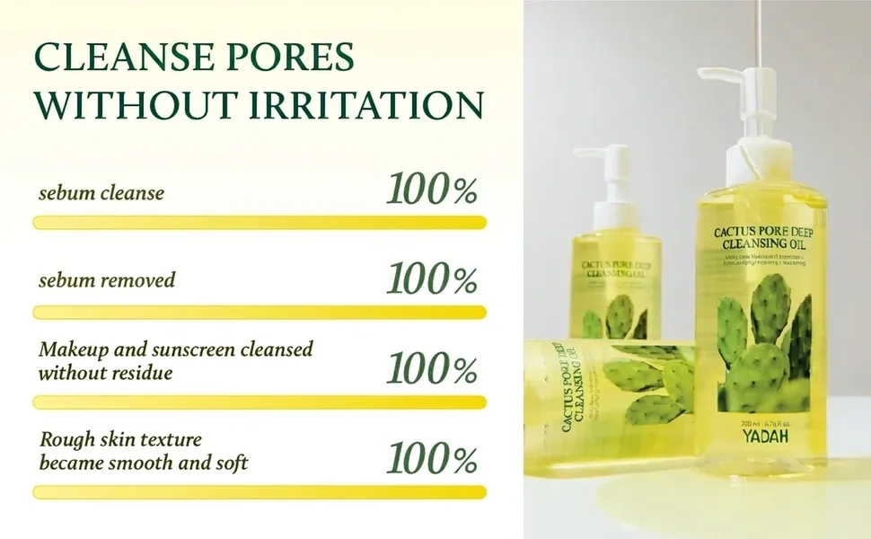 YADAH Cactus Pore Deep Cleansing Oil 6.76 fl. oz.(200ml) detail 5