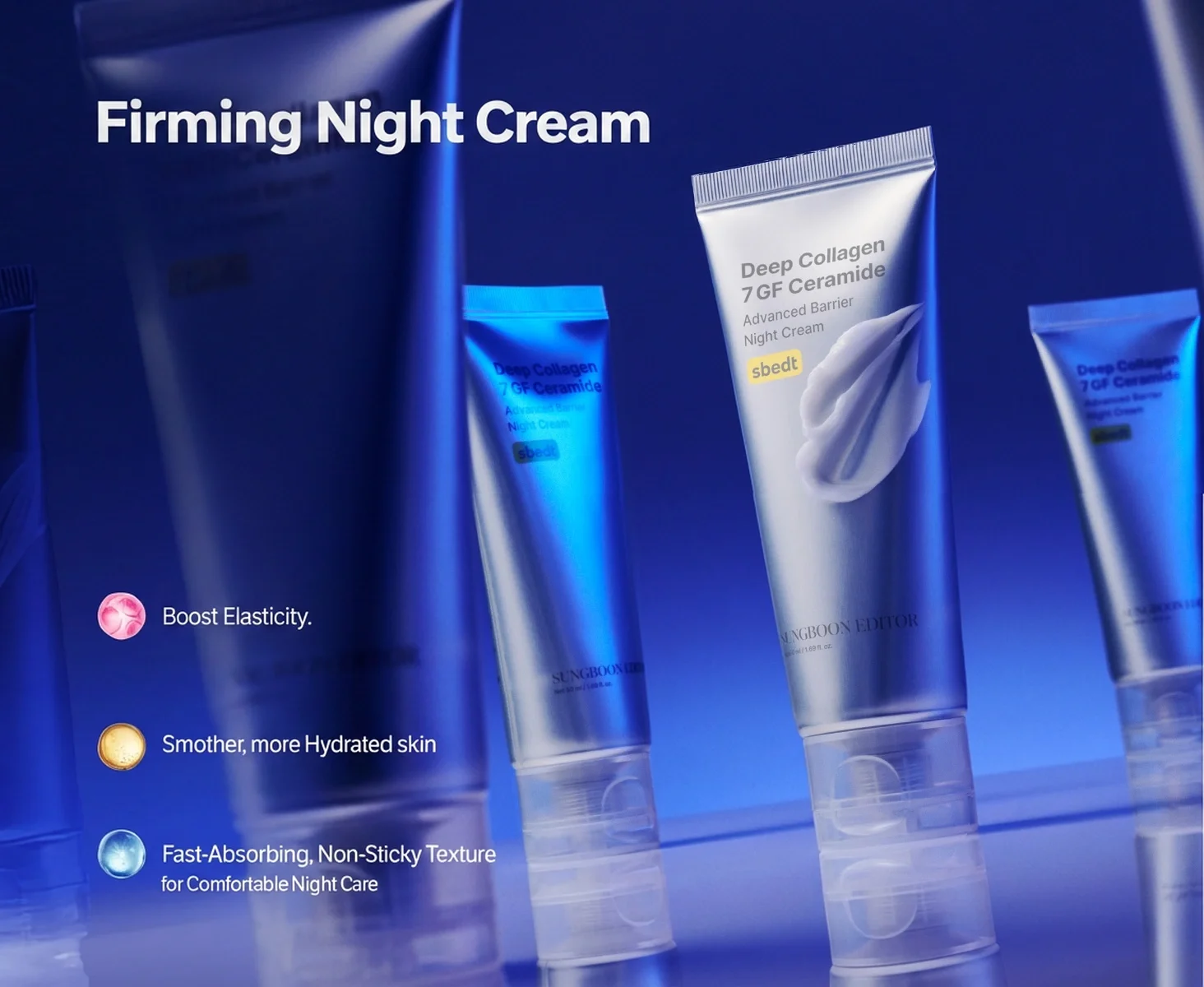 SUNGBOON EDITOR Deep Collagen 7 Gf Ceramide Advanced Barrier Night Cream 1.69 fl. oz.(50ml) detail 1