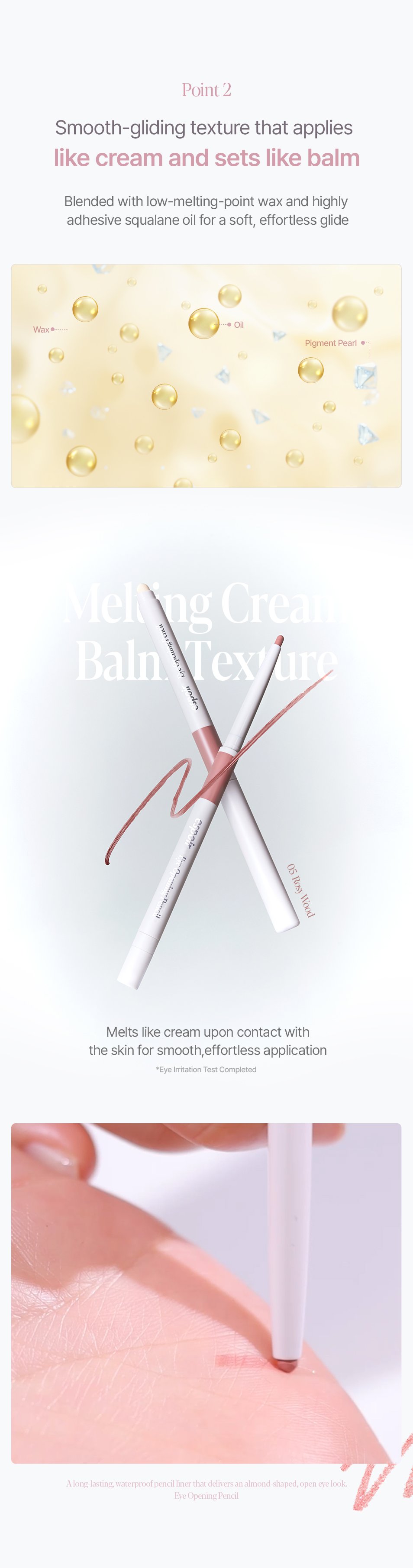 [5colors] espoir Eye Opening Pencil 0.01 oz.(0.3g) detail 5