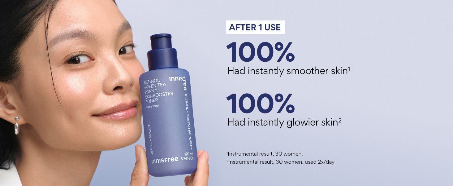 innisfree Retinol Green Tea PDRN Toner 5.74 fl. oz.(170ml) detail 3
