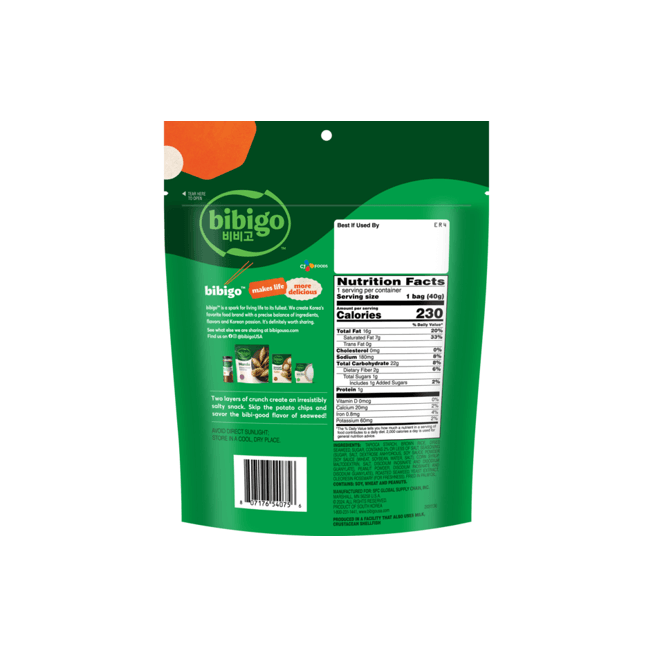 CJ Bibigo Chip Original Flavor 1.41 oz.(40g) detail 2
