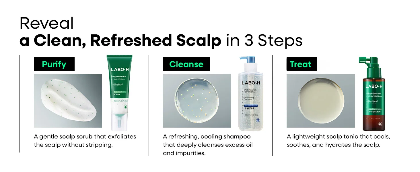 LABO-H Scalp Strengthening Scrub 7.3 oz.(208g) detail 9