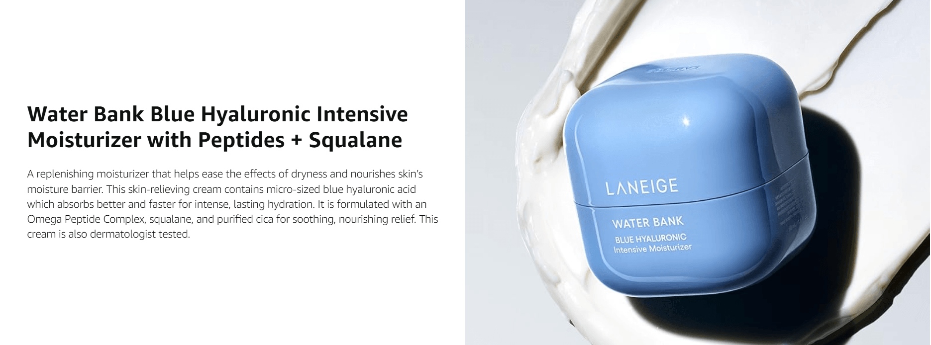 [3sizes] LANEIGE Blue Hyaluronic Cream Intensive (Mini/Original/Refill) detail 1