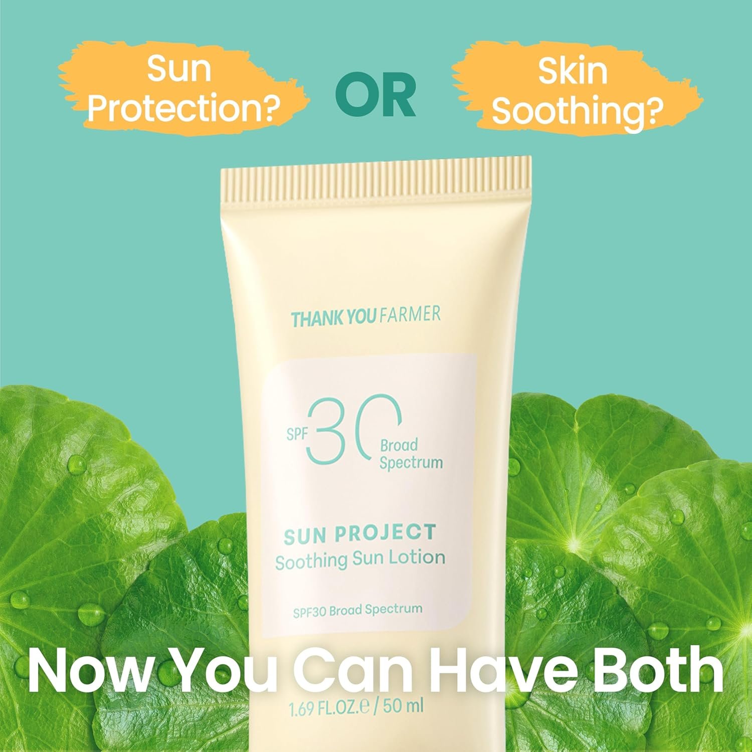THANKYOU FARMER Sun Project Soothing Sun Lotion 1.69 fl. oz.(50ml) detail 2