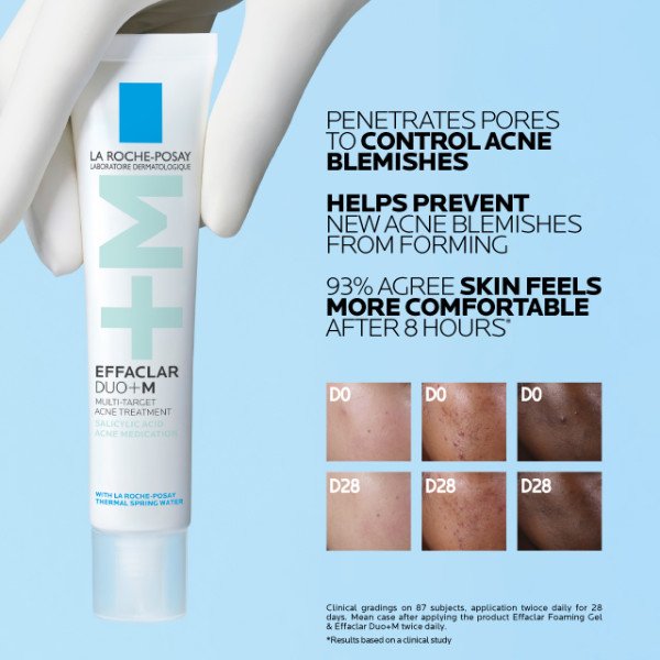 La Roche Posay Effaclar Duo+m Multi-target Acne Treatment With Salicylic Acid 1.35 fl. oz.(40ml) detail 1