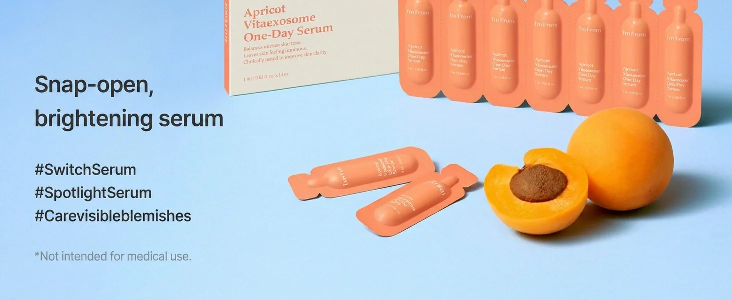 I'm From Apricot Vitaexosome One-day Serum 0.03 fl. oz.(1ml) x 14ea detail 2