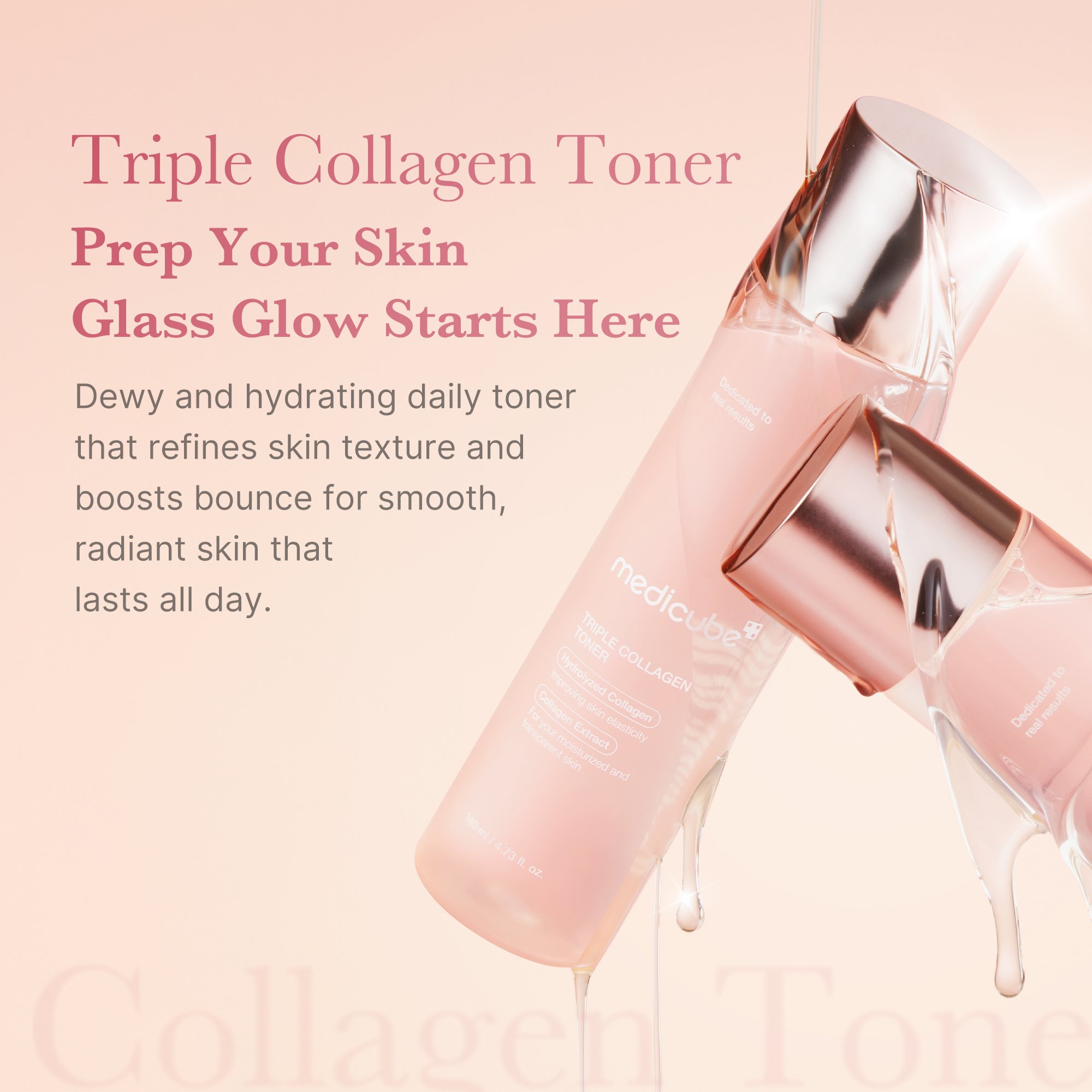 medicube Triple Collagen Toner 4.0 4.73 fl. oz.(140ml) detail 1