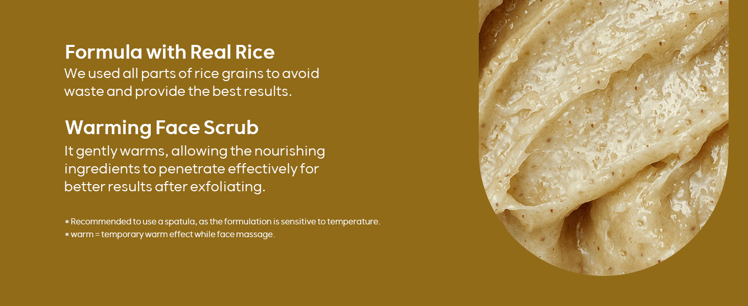 THANKYOU FARMER Rice Pure The Real Scrub Pack 3.38 fl. oz.(100ml) detail 3