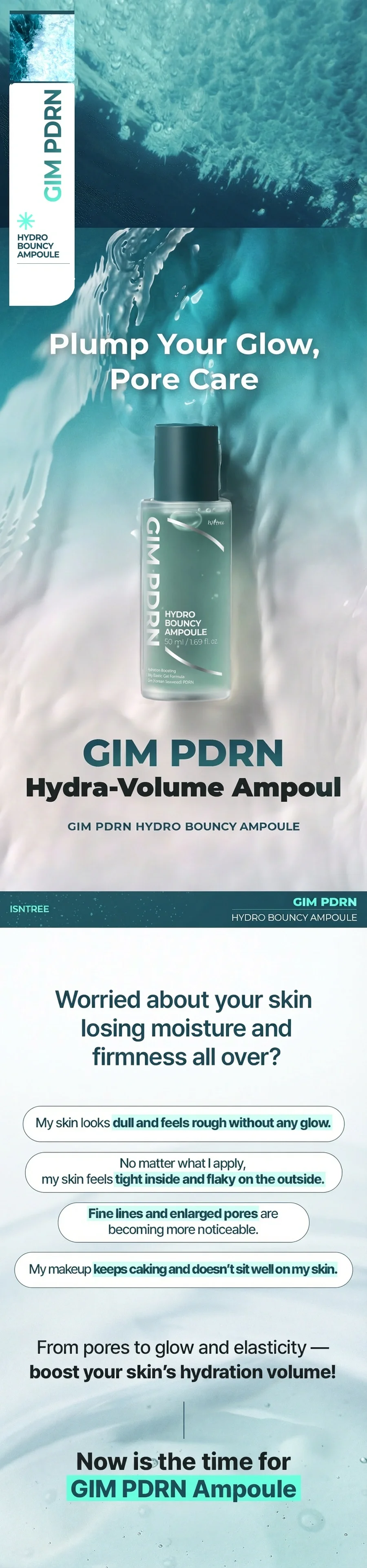 Isntree Gim PDRN Hydro Bouncy Ampoule 1.69 fl. oz.(50ml) detail 1
