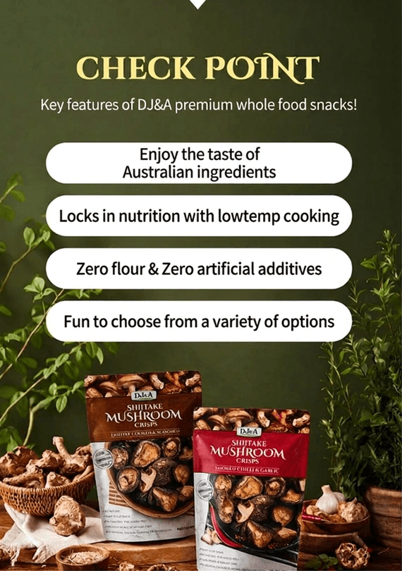 DJ&A Shiitake Mushroom Crisps 2.29 oz.(65g) detail 10