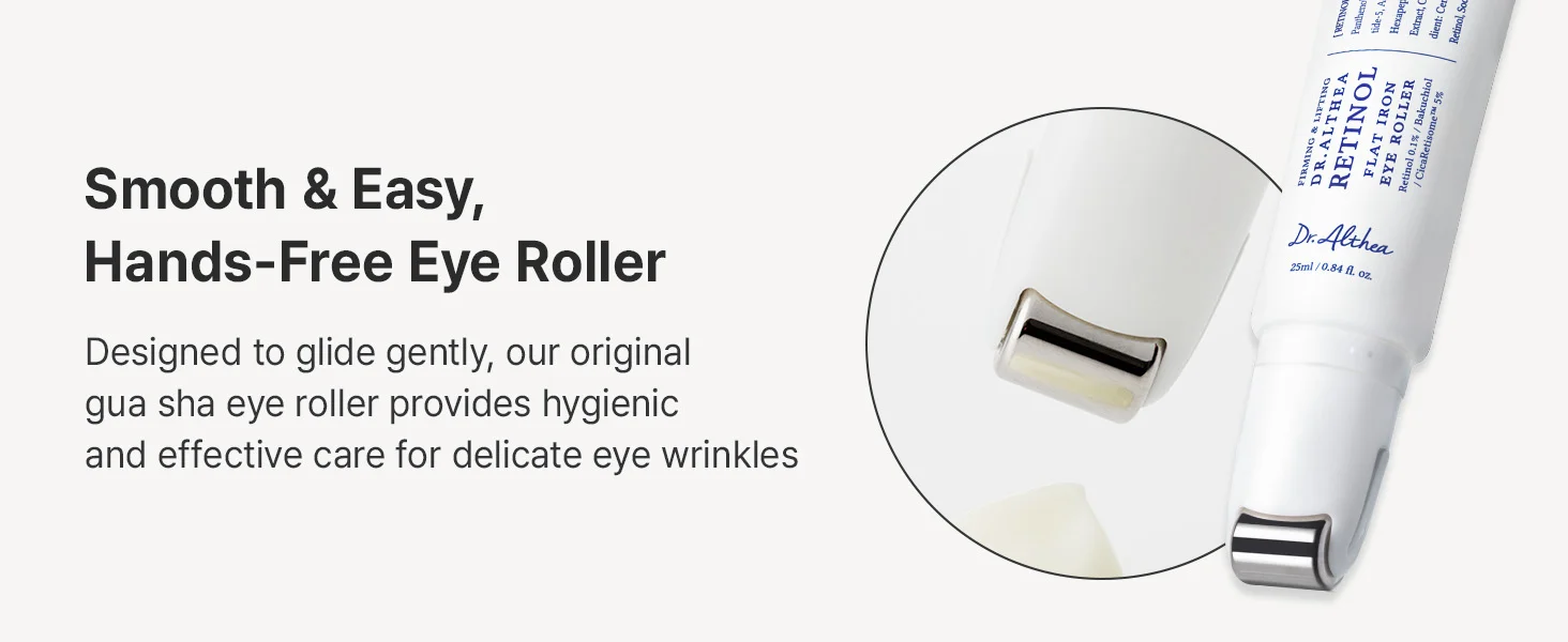 Dr.Althea Retinol Flat Iron Eye Roller 0.84 fl. oz.(25ml) detail 3