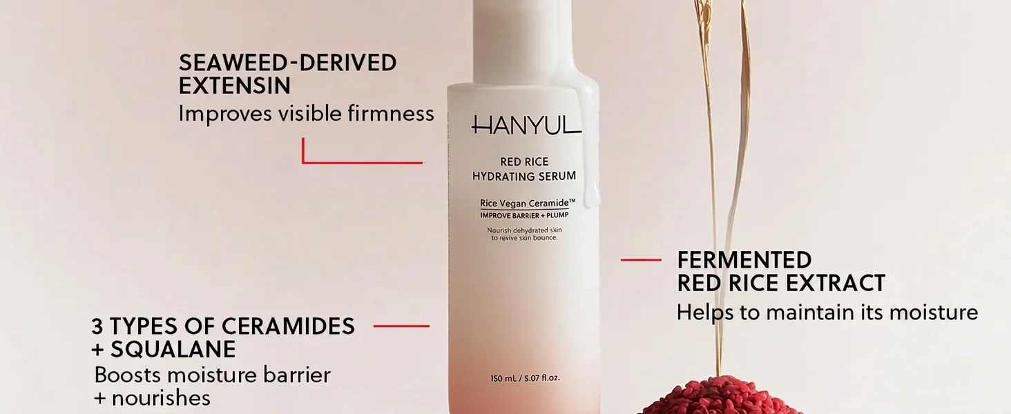 HANYUL Red Rice Hydrating Serum 5.07 fl. oz.(150ml) detail 4