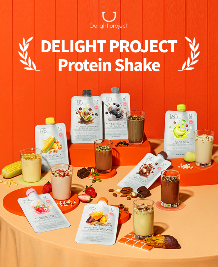 ◯Strawberryシェイク DELIGHT PROJECT Strawberry Yogurt Protien Shake 1.58 oz.(45g