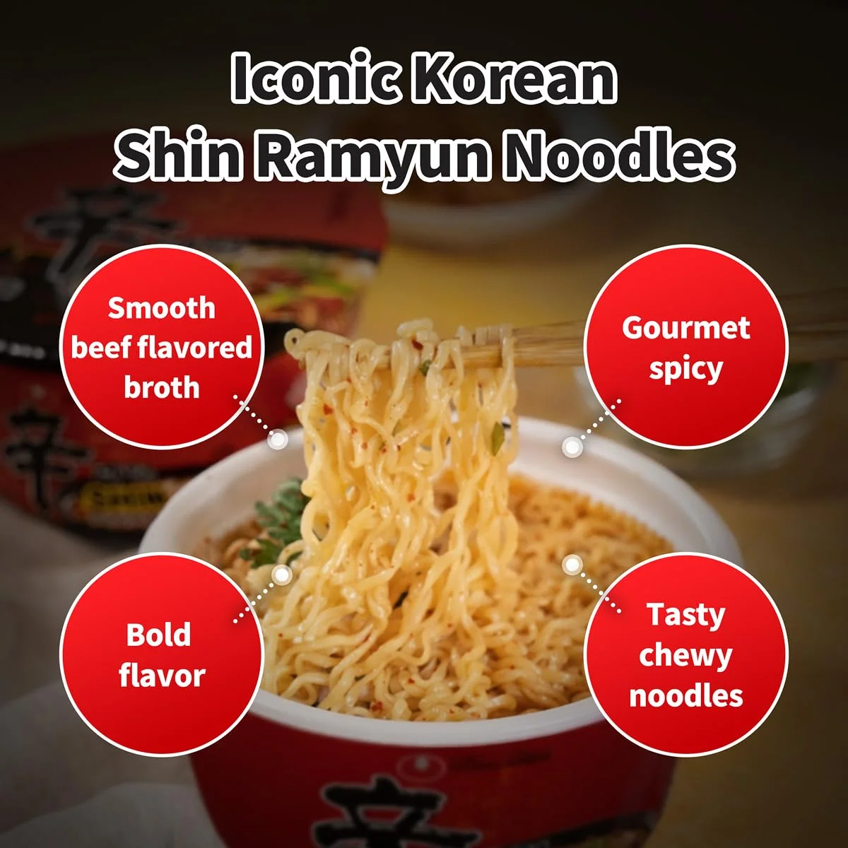 Nongshim Bowl Noodle Shin 3.03 oz.(86g) detail 2