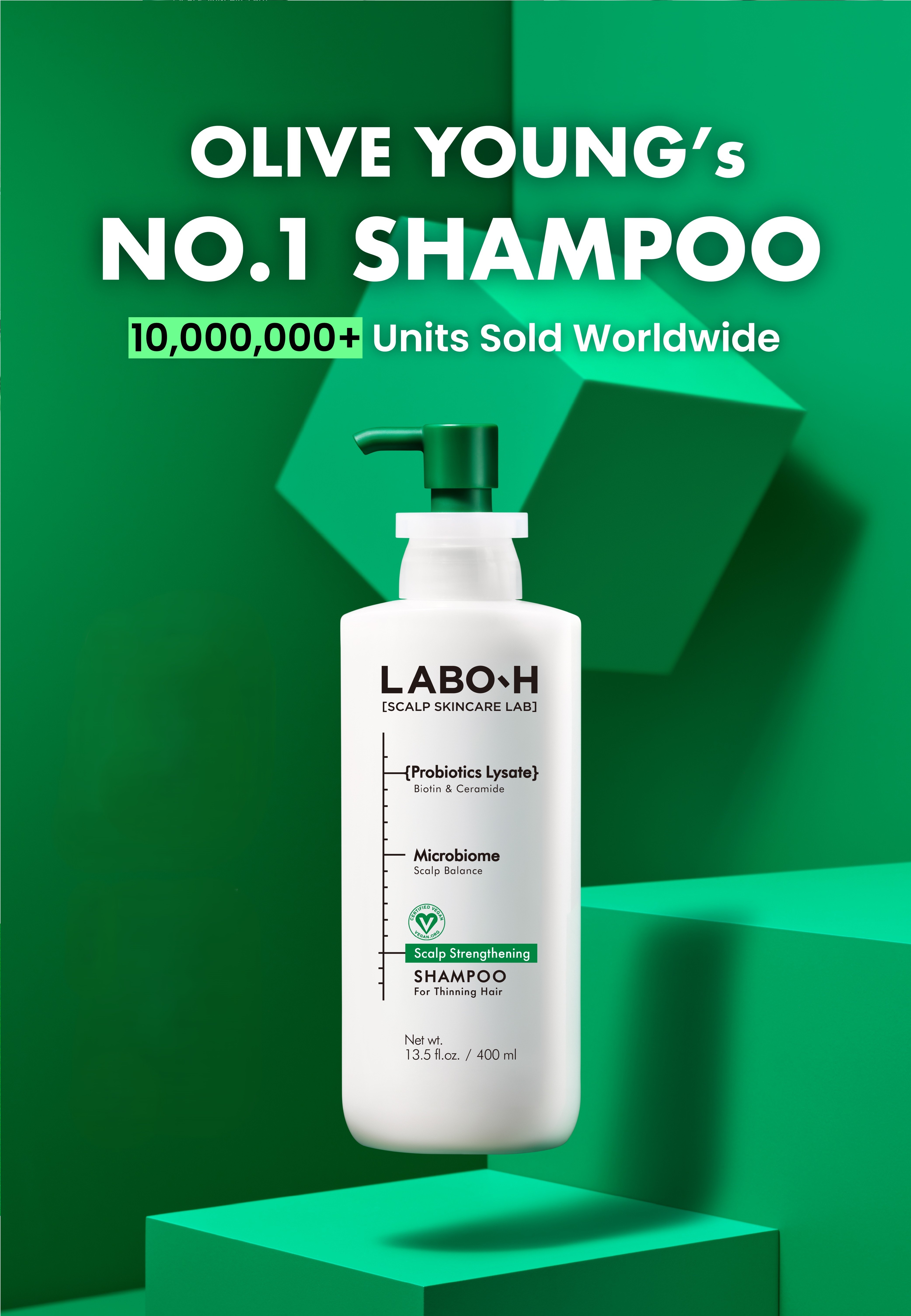LABO-H Scalp Strengthening Shampoo 4.2 fl. oz.(125ml) | OLIVE YOUNG US