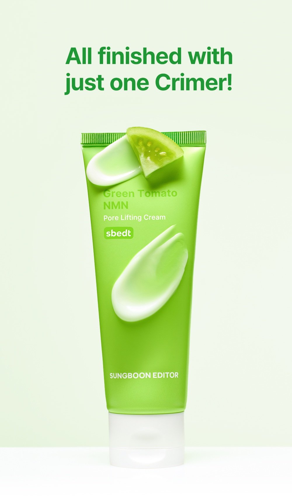 SUNGBOON EDITOR Green Tomato Nmn Pore Minimizing Cream 1.69 fl. oz.(50ml) detail 2