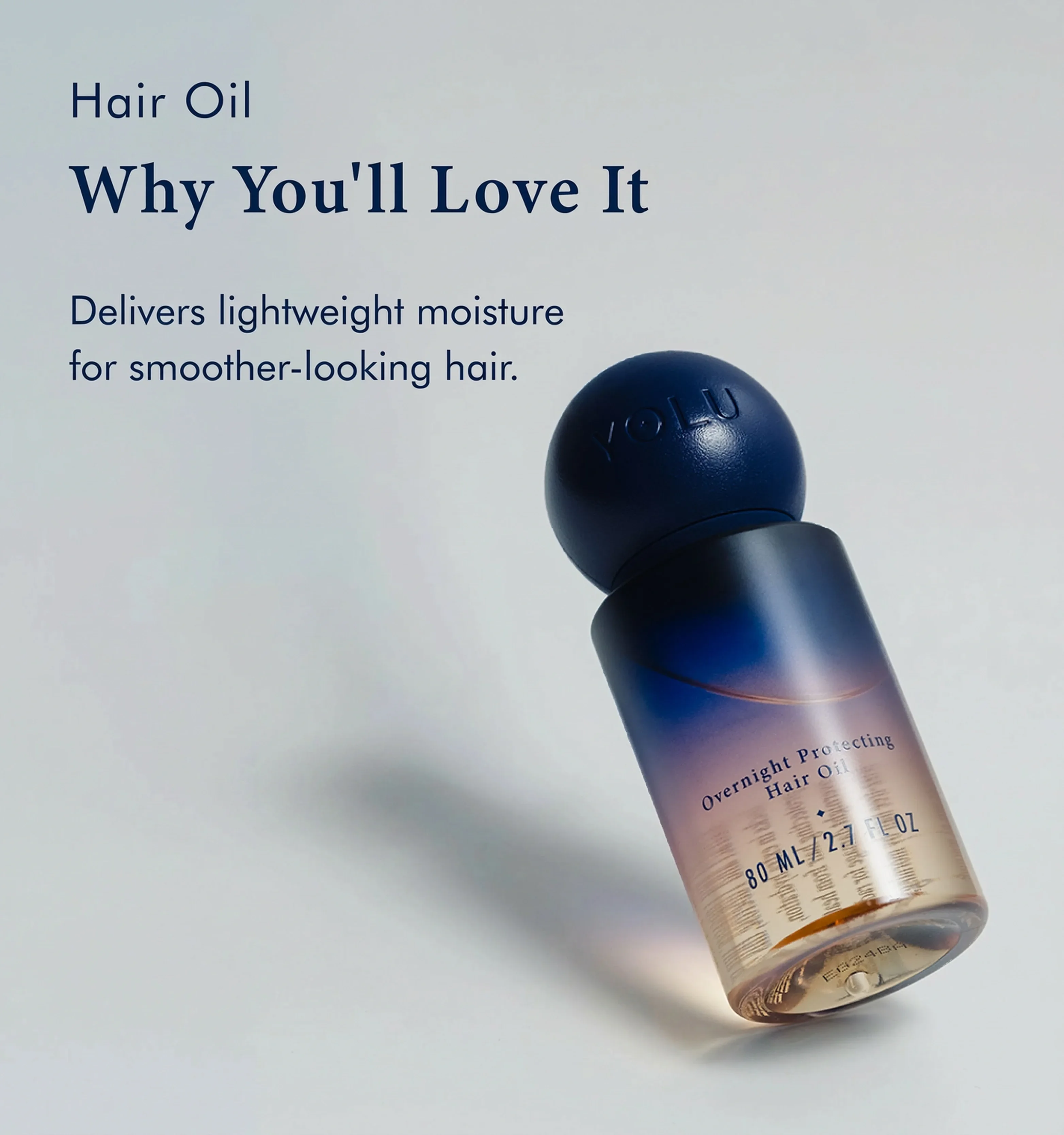 YOLU Overnight Protecting Hair Oil 2.7 fl. oz.(80ml) detail 3