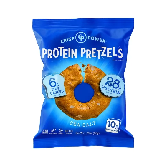 [4flavors] CRISP POWER Protein Pretzel 1.75 oz.(50g) detail 5