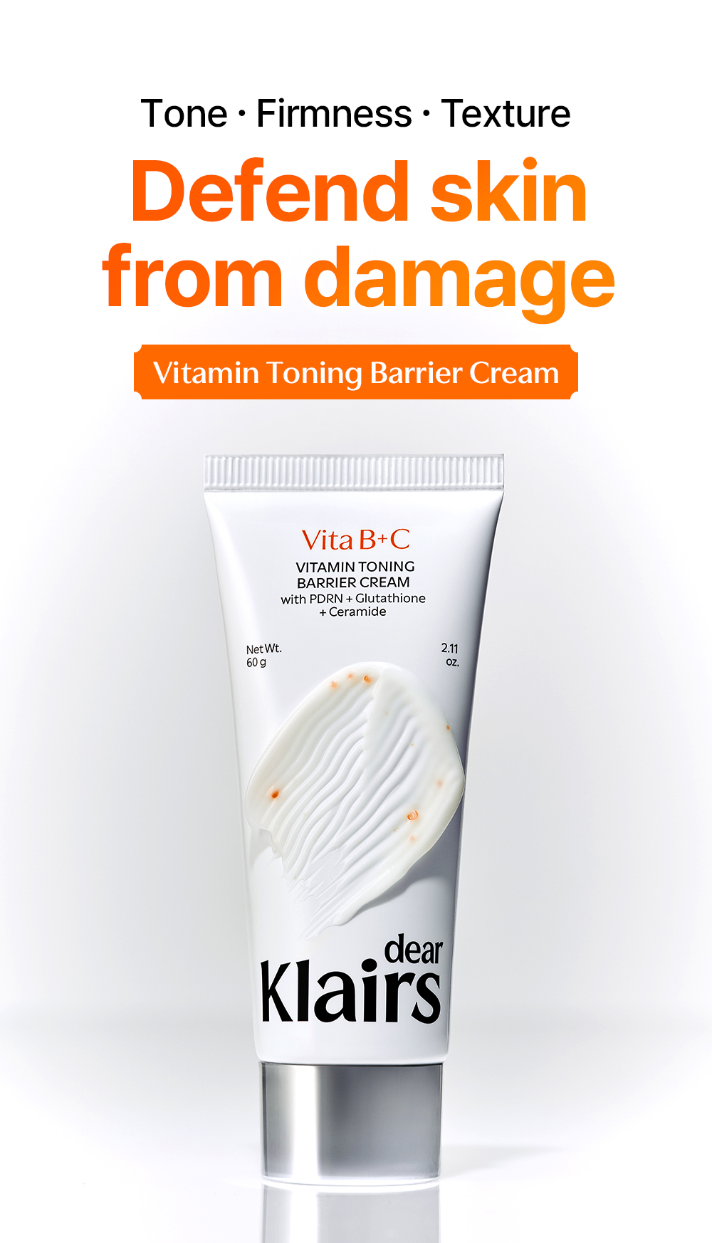 Dear Klairs Vitamin Toning Barrier Cream 2.11 oz.(60g) | OLIVE