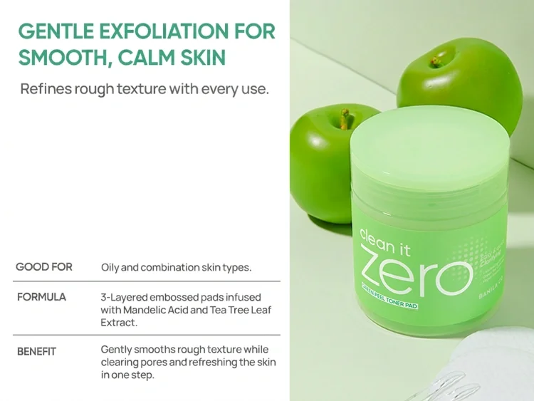 BANILA CO Clean It Zero Green Peel Toner Pad 6.76 fl. oz.(200ml) x 70ea detail 2