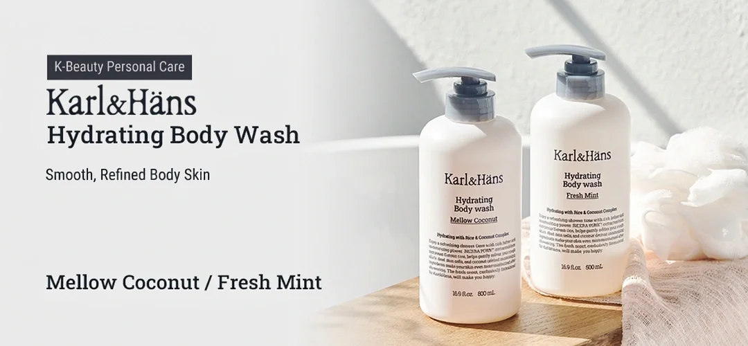 [2scents] Karl&Hans Hydrating Body Wash 16.9 fl. oz.(500ml) detail 1