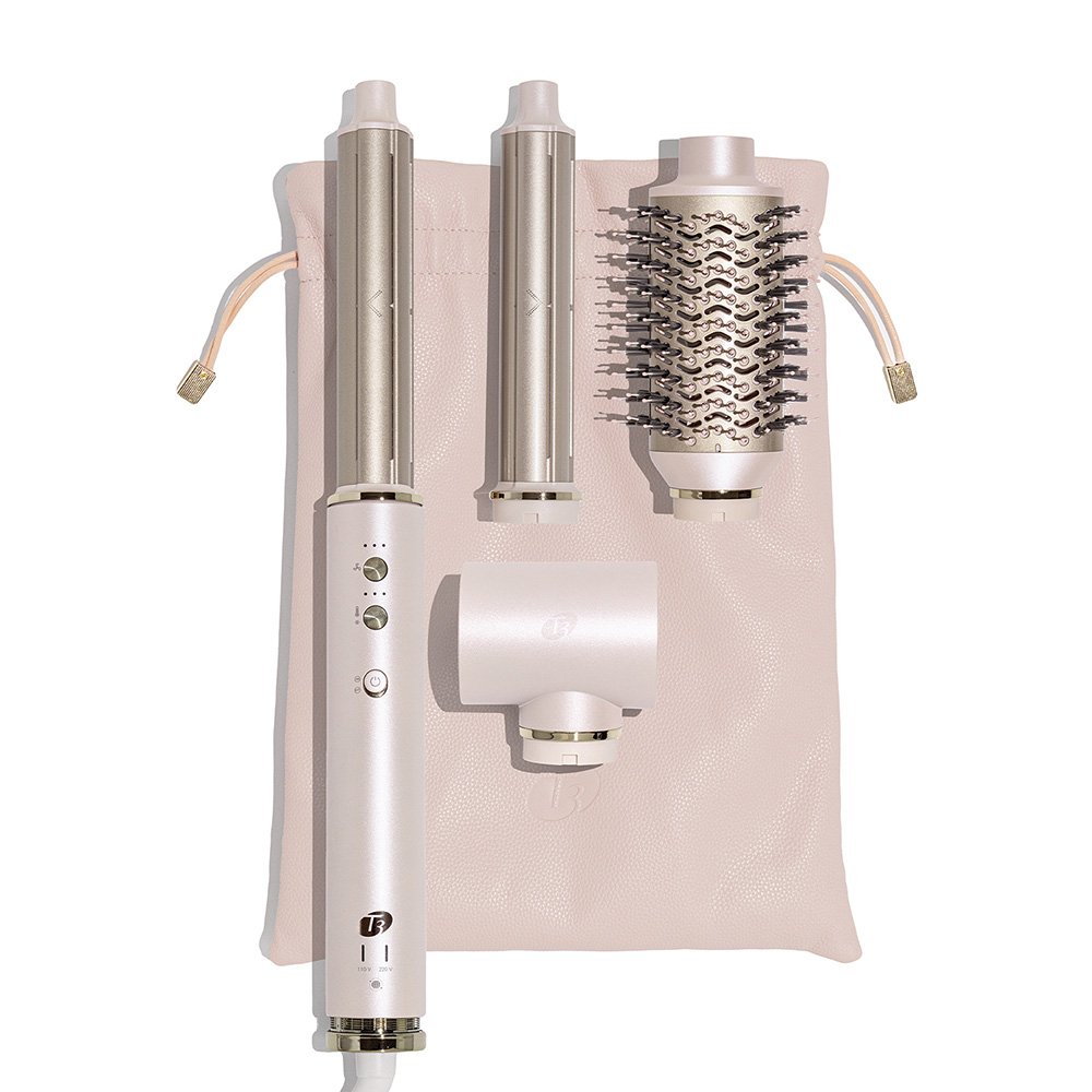 T3 Aire 360 Air Styler Blowout Kit with Dual Voltage and Ceramic Curling Attachments detail 2