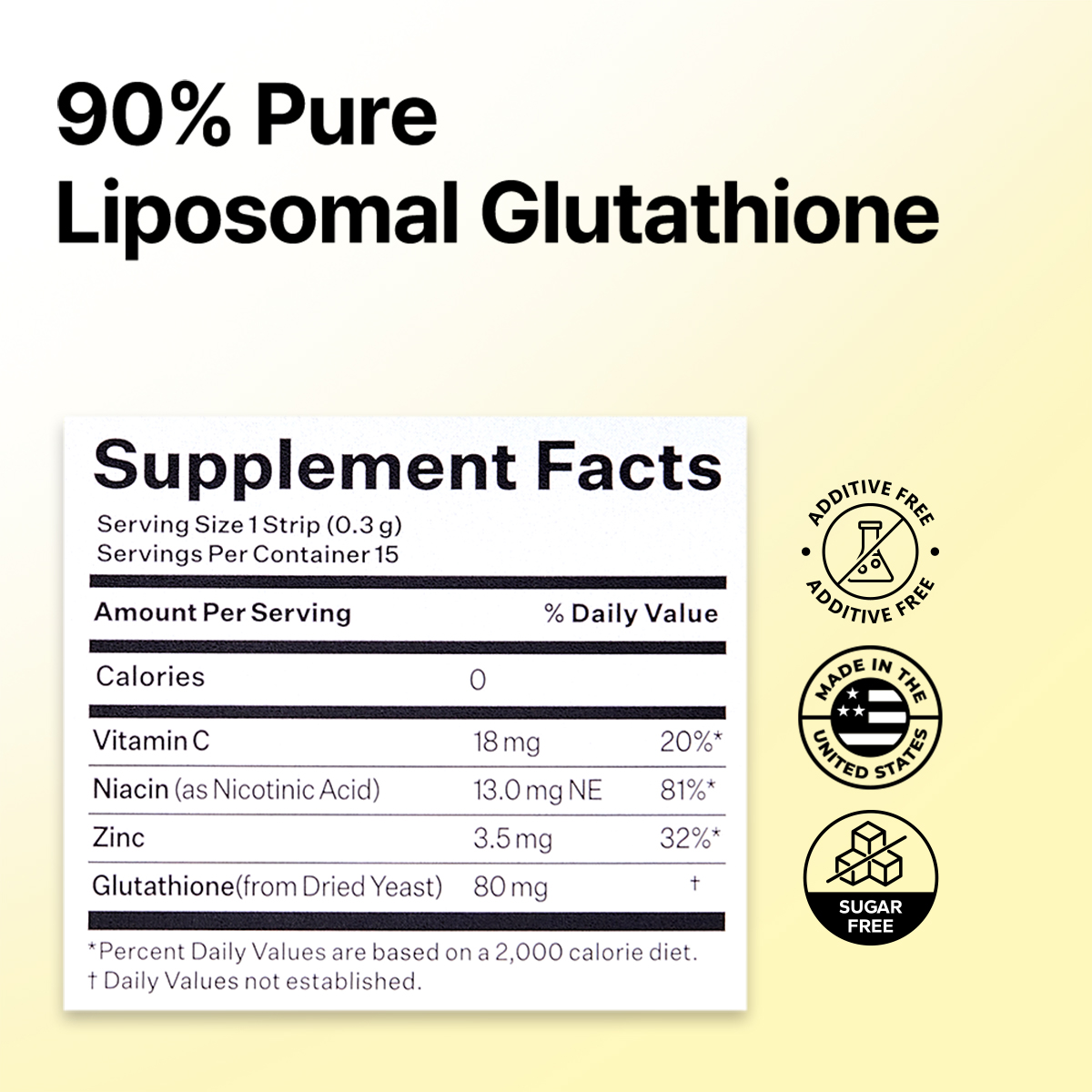 glutathione supplement strips ESTHER FORMULA Esther Lyuh 0.01 oz.(0.3g) x 15ea What Is the Safe