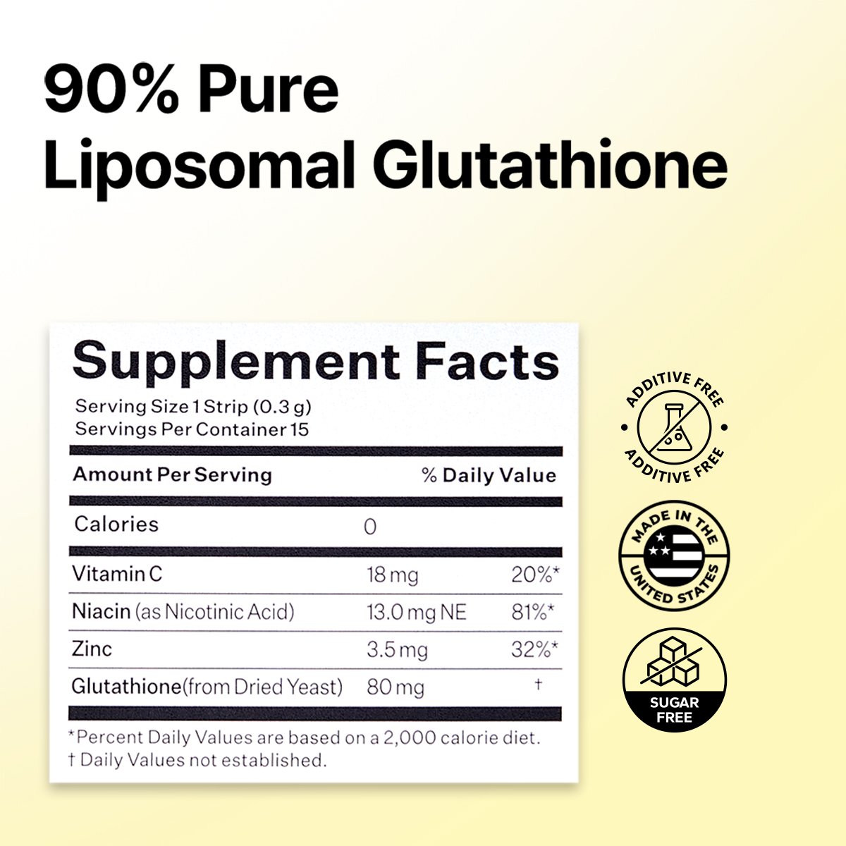 ESTHER FORMULA Esther Lyuh Glutathione Strips 0.01 oz.(0.3g) x 15ea