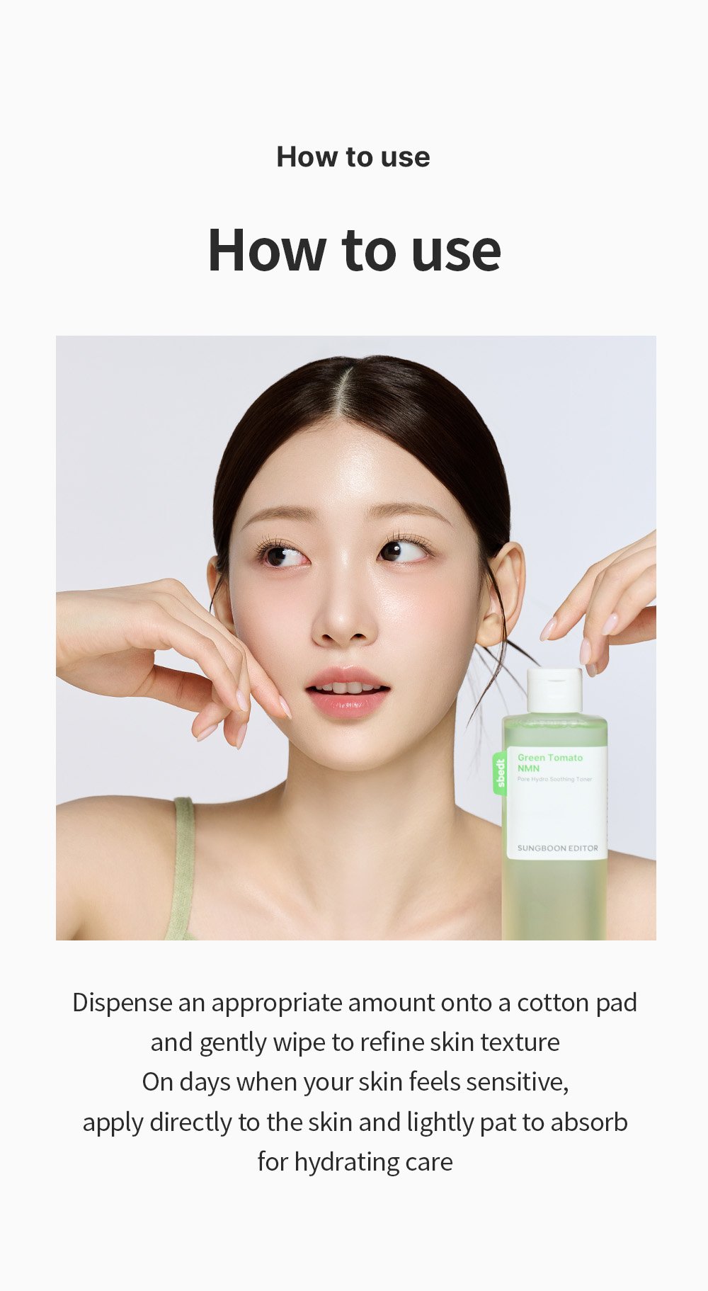 SUNGBOON EDITOR Green Tomato Nmn Pore Hydro Soothing Toner 12.34 fl. oz.(350g) detail 5