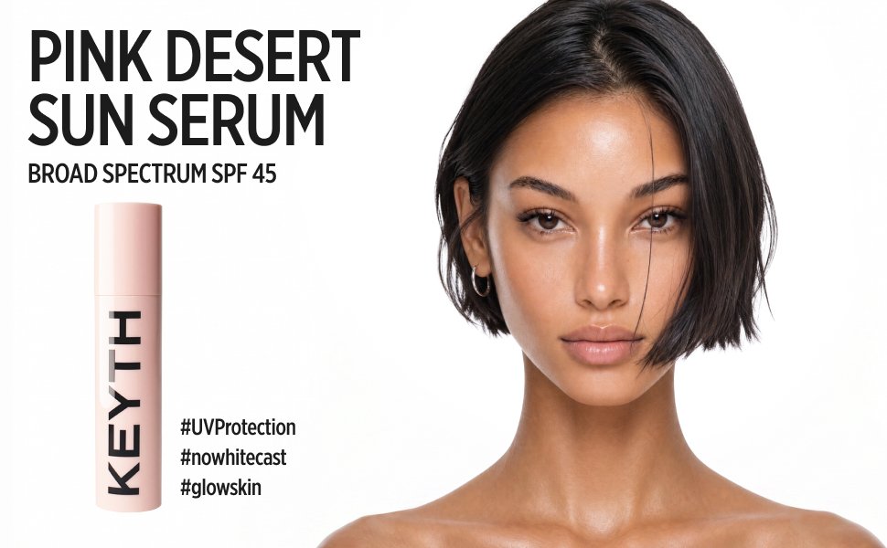 KEYTH Colored Keyth Pink Desert Sun Serum 1.69 fl. oz.(50ml) detail 1