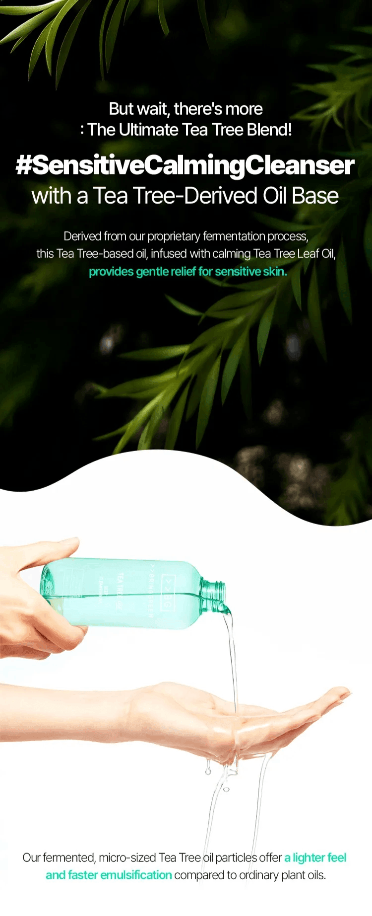 BRING GREEN Tea Tree Cica Deep Cleansing Oil 6.76 fl. oz.(200ml) detail 2