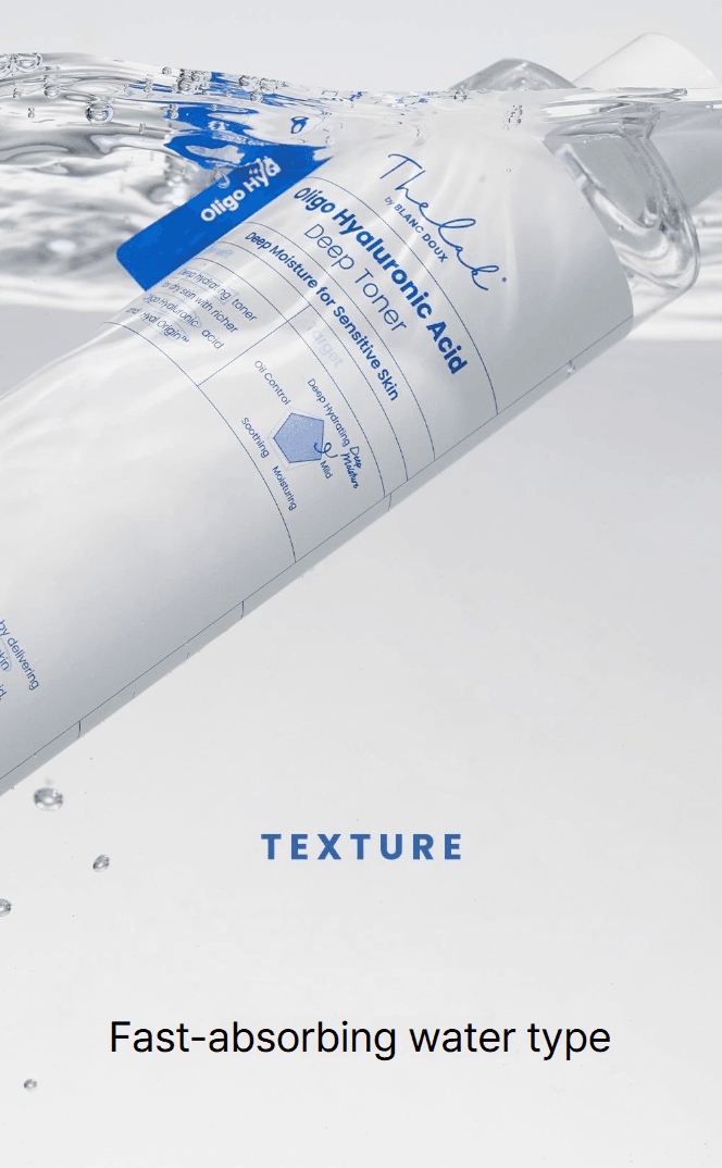THE LAB by blanc doux Oligo Hyaluronic Acid Deep Toner 16.90 fl. oz.(500ml) detail 3