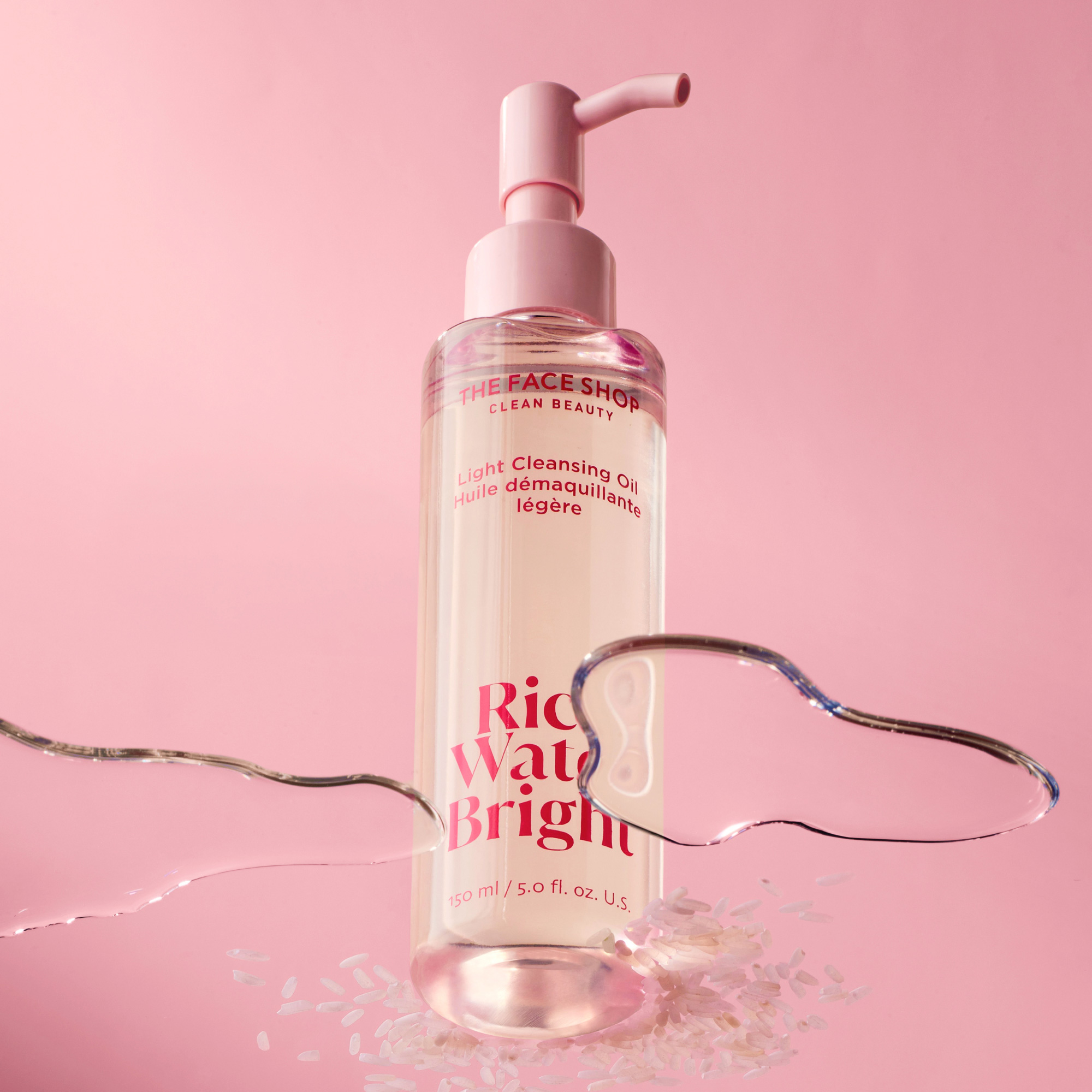 THE FACE SHOP Rice Water Bright Light Cleansing Oil 5.0 fl. oz.(150ml) - Image 2 of 3