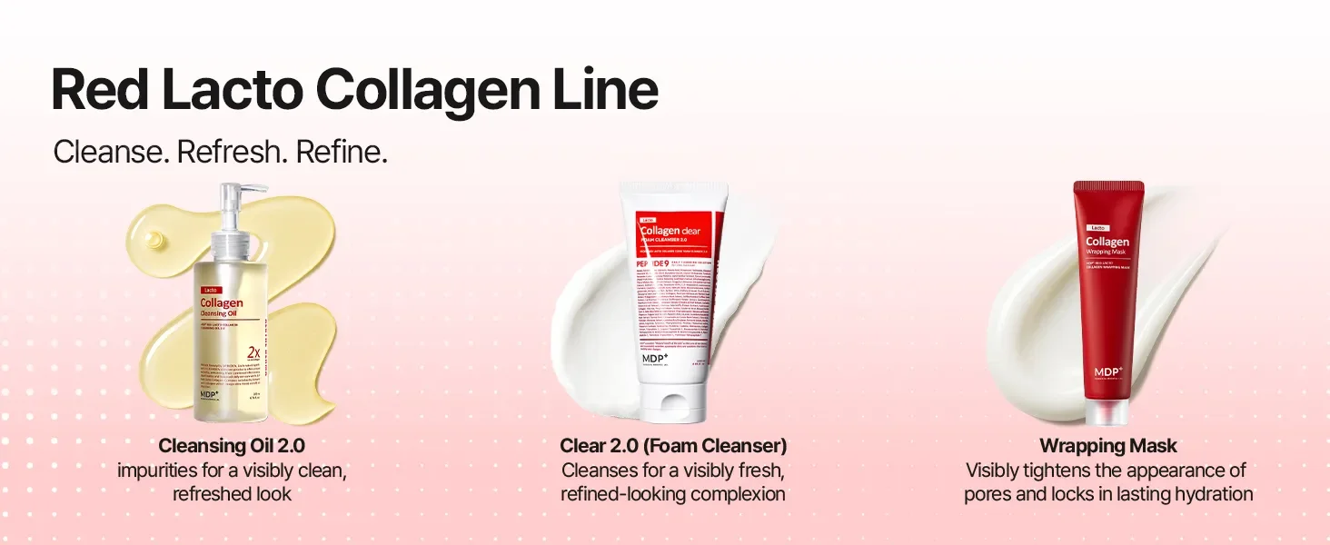 MDP Red Lacto Collagen Clear Foam Cleanser 2.0 4.05 fl. oz.(120ml) detail 5