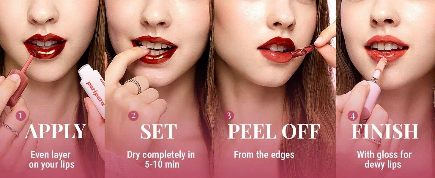 [3colors] PERIPERA Ink Peel Off Lip Stain 0.15 oz.(4.5g) detail 7
