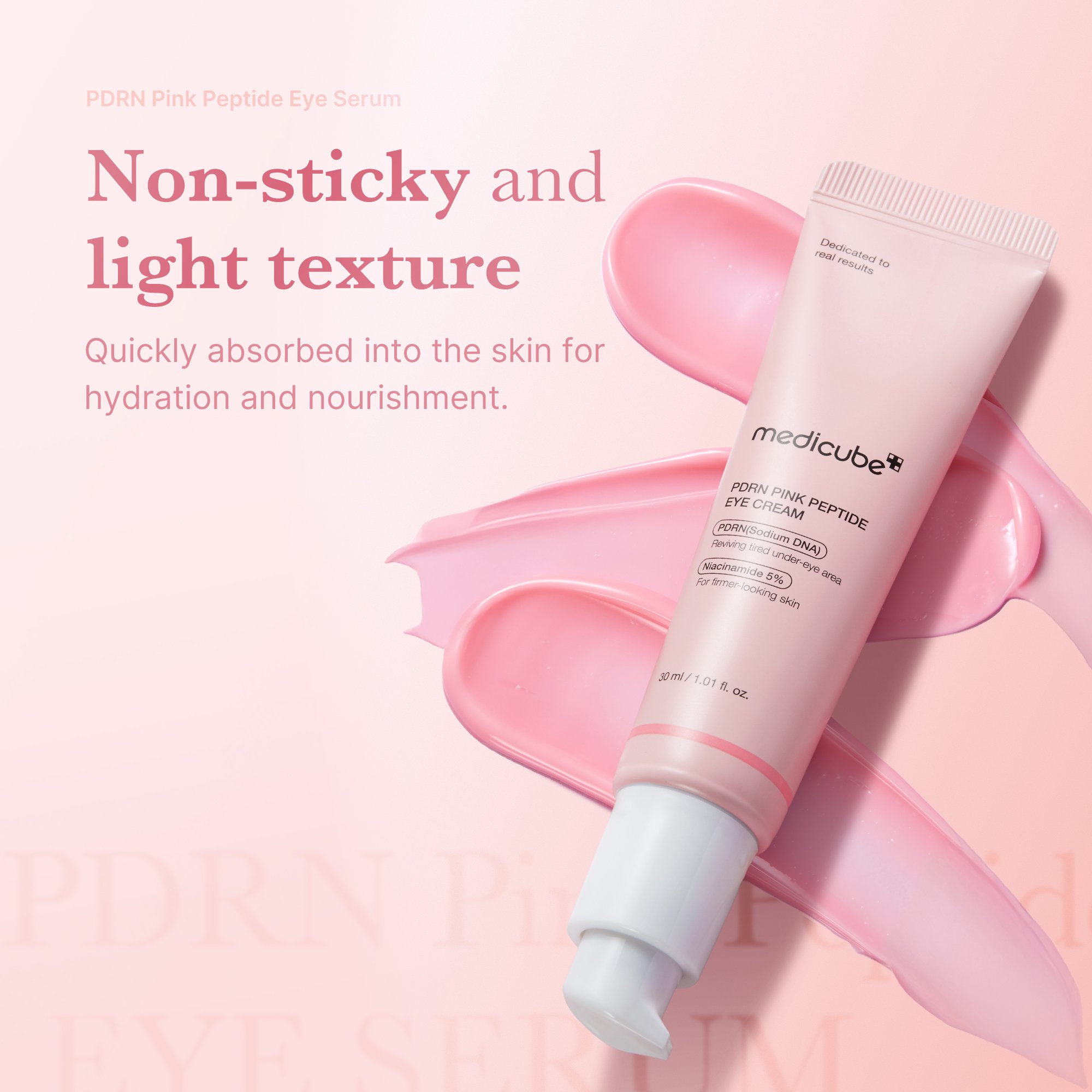 medicube PDRN Pink Peptide Eye Cream 1.01 fl. oz.(30ml) detail 3