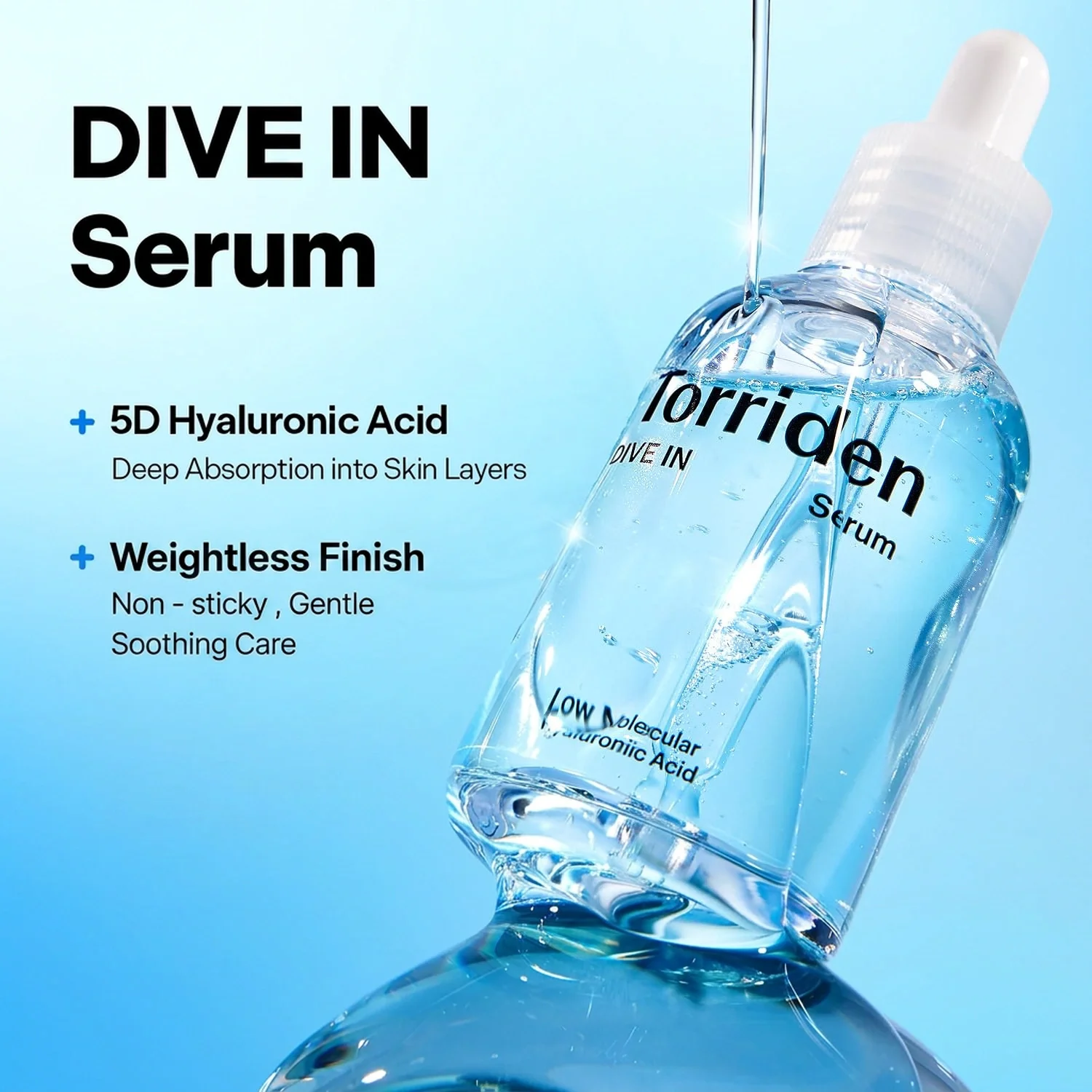 Torriden Dive-in Low Molecule Hyaluronic Acid Serum 1.69 fl. oz.(50ml) detail 1