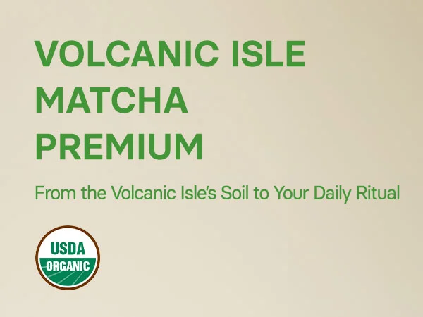 OSULLOC Volcanic Isle Matcha (premium) 2.12 oz.(60g) detail 1