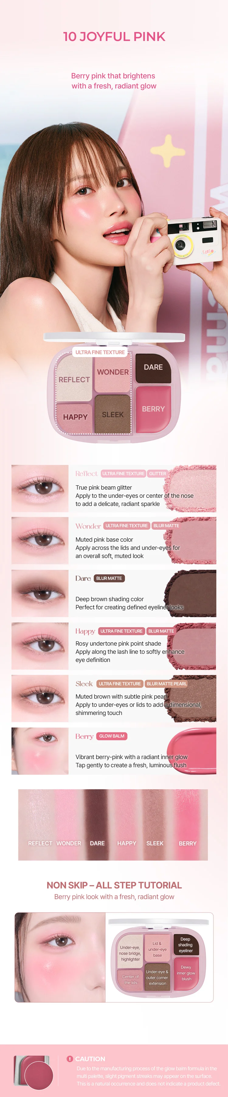 [8colors] WAKE MAKE Soft Sheer Muti Palette 0.21 oz.(6.1g) detail 7