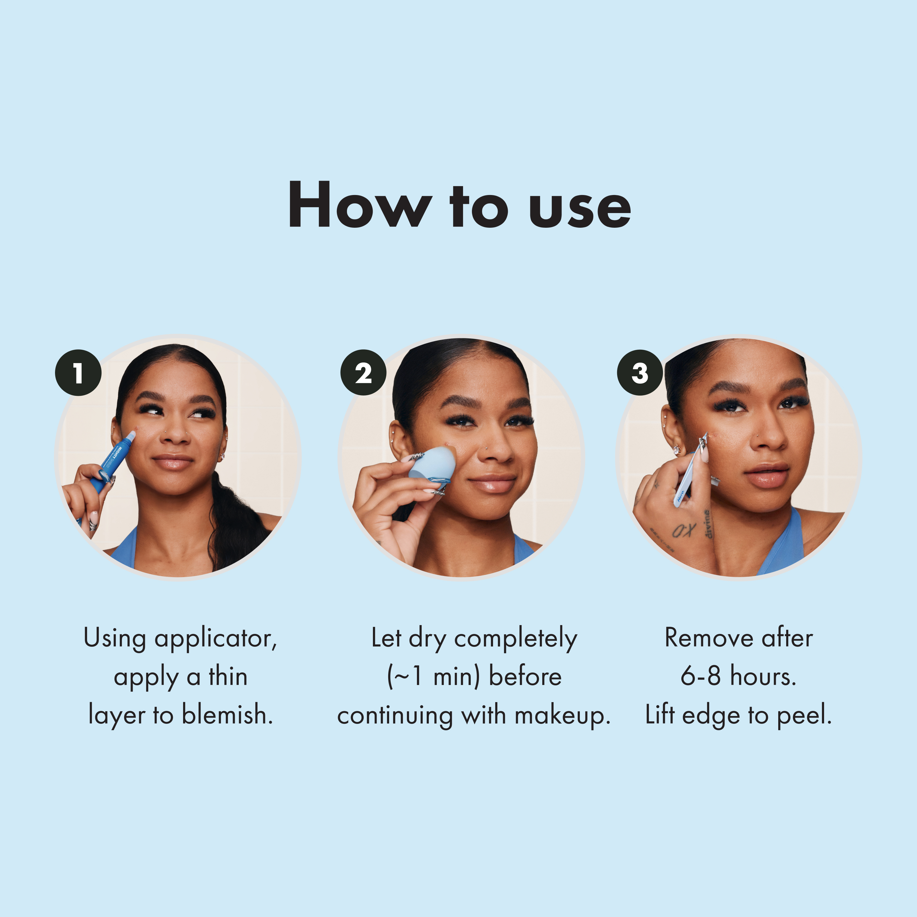 HERO Cosmetics Mighty Shield™ Liquid Patch Invisible Blemish Protectant 0.34 fl. oz.(10ml) detail 4