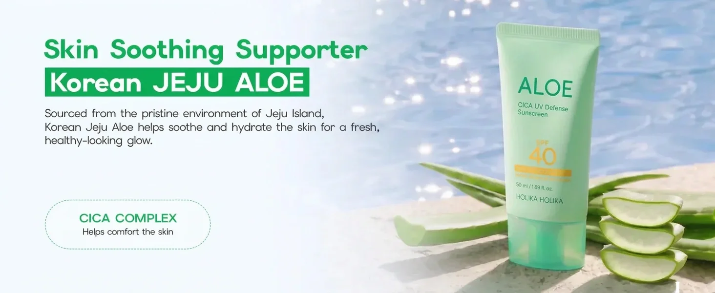 Holika Holika Aloe Cica UV Defense Sunscreen 1.69 fl. oz.(50ml) detail 2