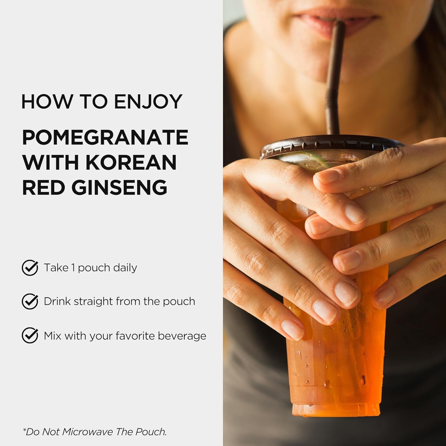 JUNG KWAN JANG Pomegranate With Korean Red Ginseng 1.69 fl. oz.(50ml) x 10ea detail 5
