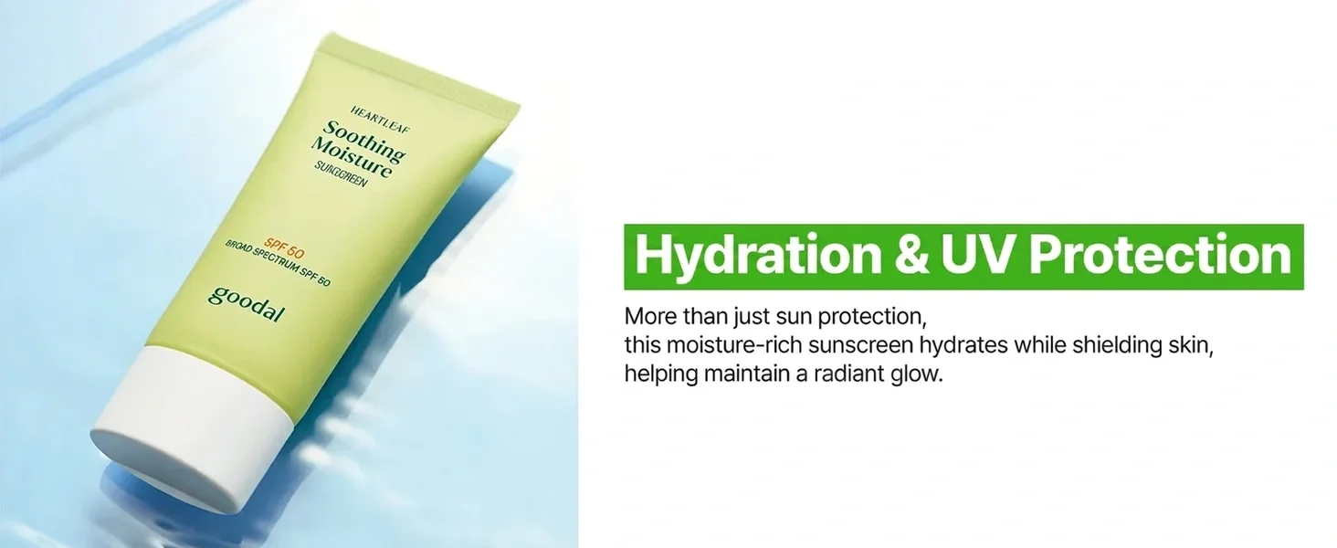 goodal Heartleaf Soothing Moisture Sunscreen 1.69 fl. oz.(50ml) detail 2