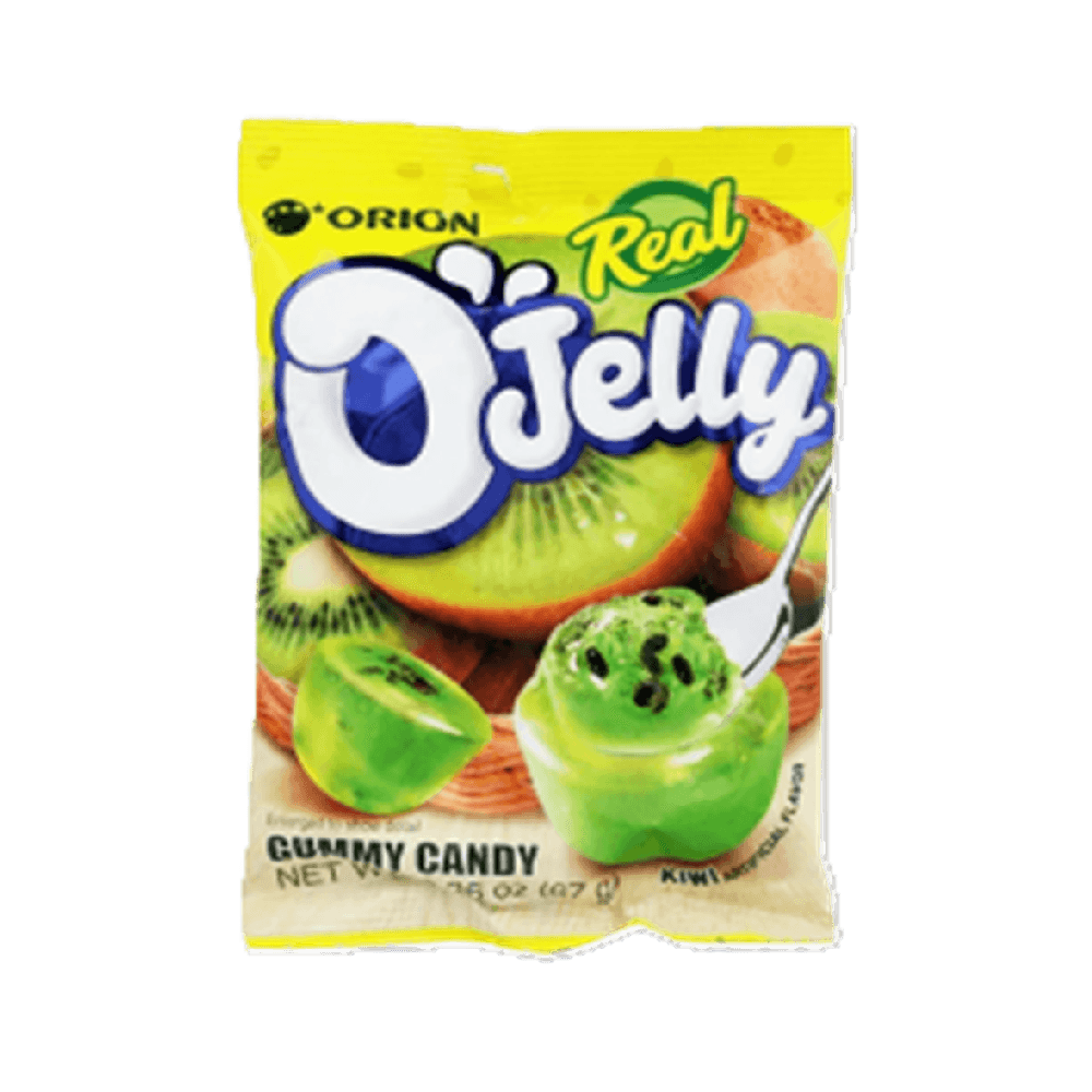 ORION Real O'jelly Gummy Candy Kiwi 2.36 oz.(67g) detail 1