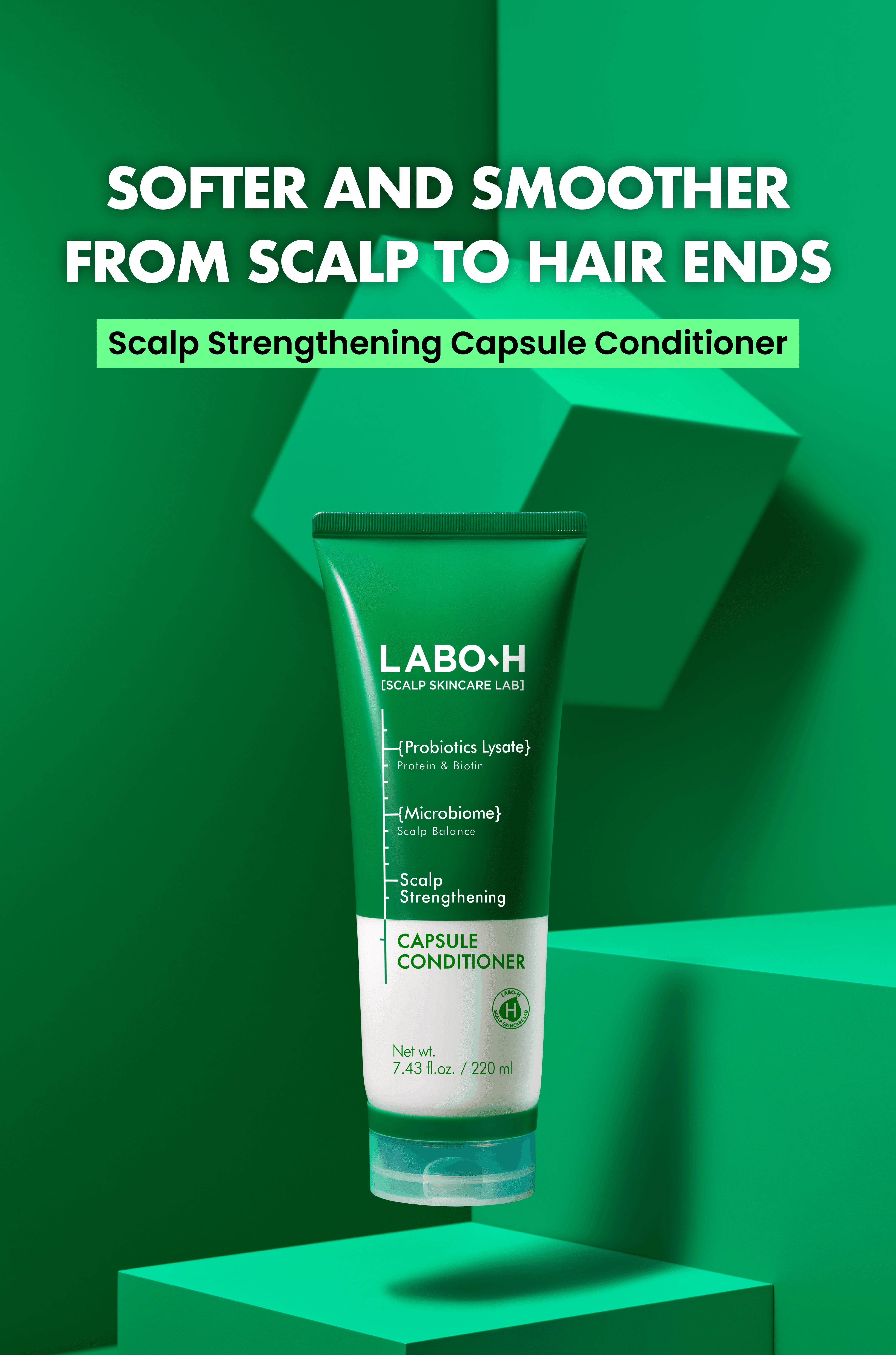 LABO-H Scalp Strengthening Capsule Conditioner 7.43 fl. oz.(220ml) detail 1