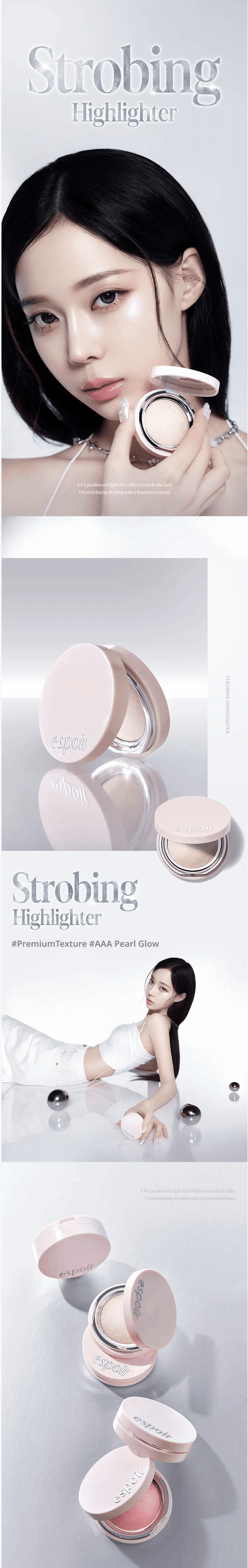 [3colors] espoir Strobing Highlighter 0.28 oz.(8g) detail 1
