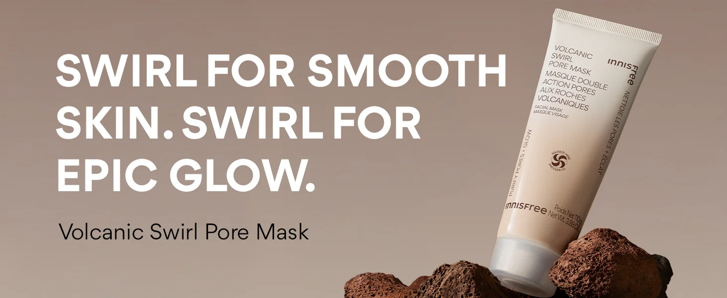 innisfree Volcanic Swirl Pore Mask 3.88 oz. (110g) detail 1