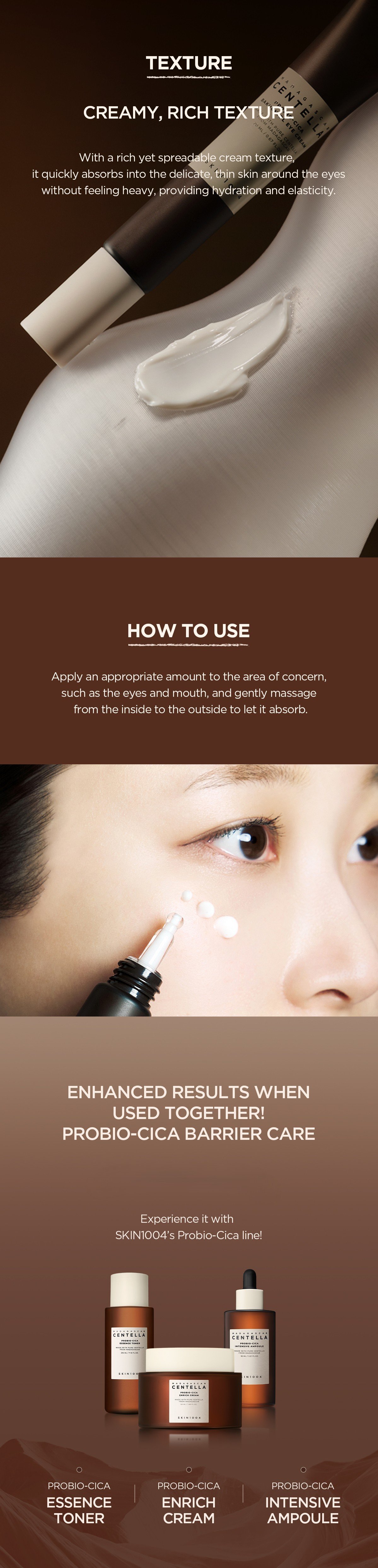 SKIN1004 Madagascar Centella Probio-cica Bakuchiol Eye Cream 0.67 fl. oz.(20ml) x 2ea detail 2