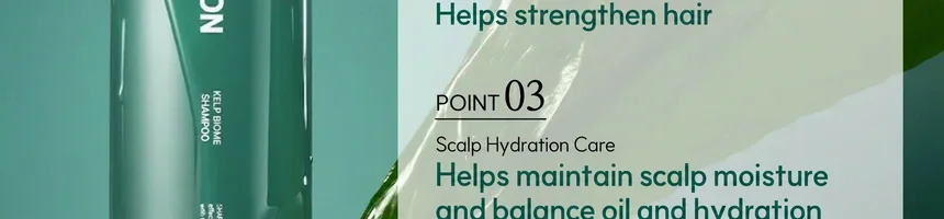 OFFON Kelp Biome Shampoo 17.63 oz.(500g) detail 11