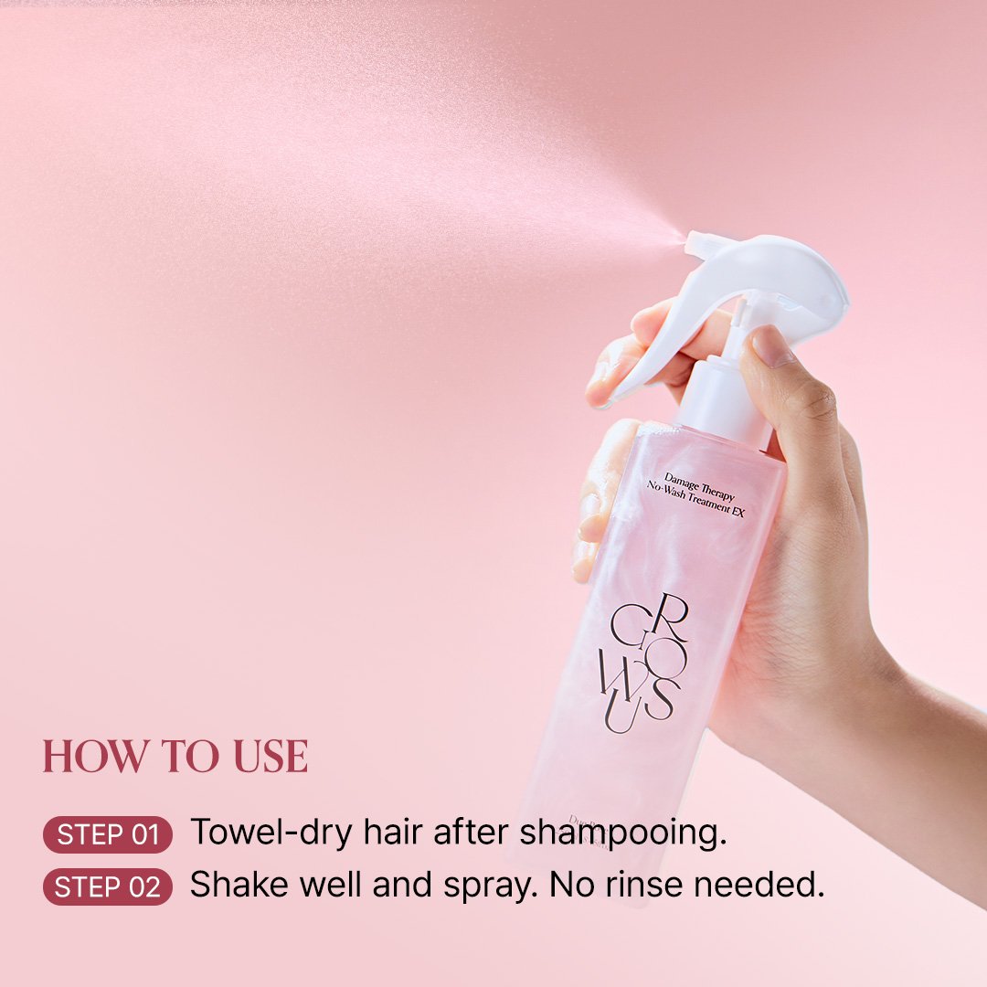 Growus Damage Therapy No-wash Treatment Ex True Me 8.45 oz.(250ml) detail 8